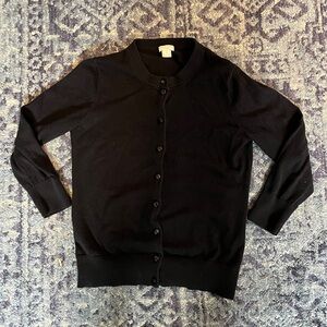 J Crew Women’s Black Cardigan Sweater